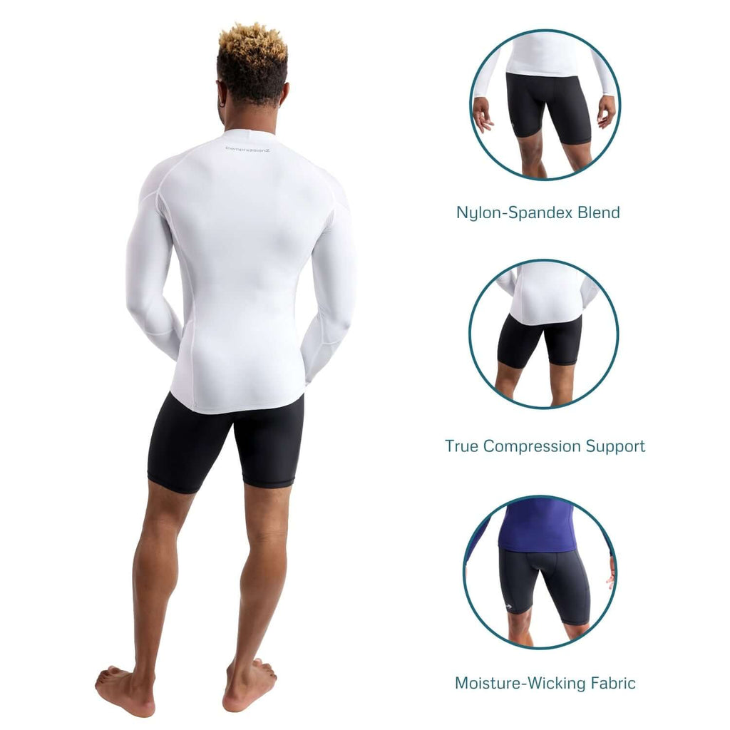 Compression Shorts Men for Biking, Running, Versatile Base Layer, Breathable 4-Way Stretch, Engineered for Athletes, Superior Quality & Fit