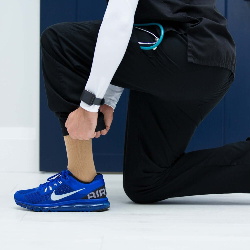 CompressionZ Compression Socks For Men & Women, Graduated Compression Socks, Enhanced Mobility and Circulation, Ultimate Comfort Fit, Knee-High Length with Secure Cuff