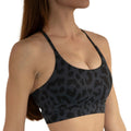 Women's Elite Sports Bra - Leopard Black