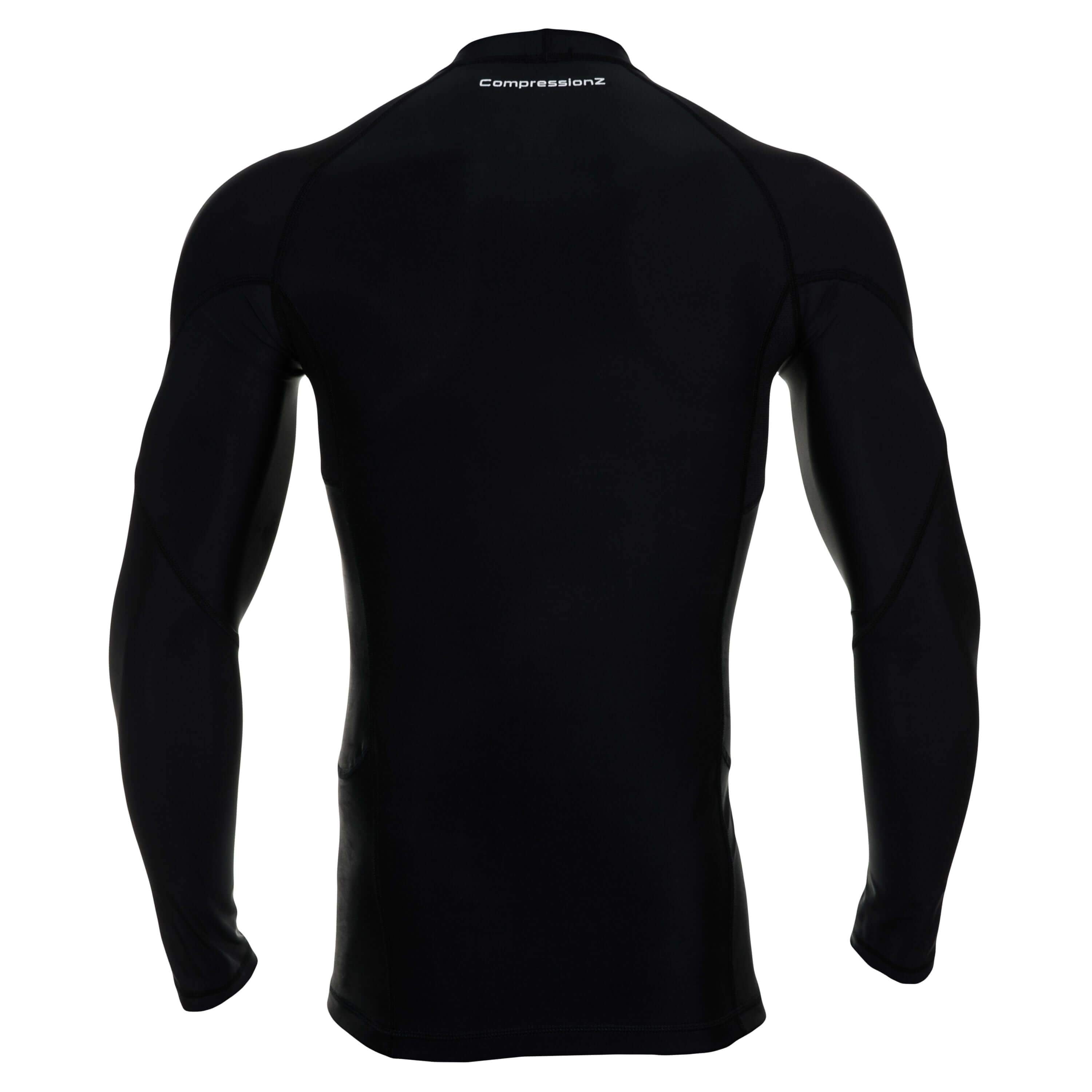 CompressionZ Mens Quick Dry Compression Long Sleeve, Soft & Comfortable Fabric, Breathable & Quick-Drying, Optimized Muscle Support, Durable & Reliable Performance Gear