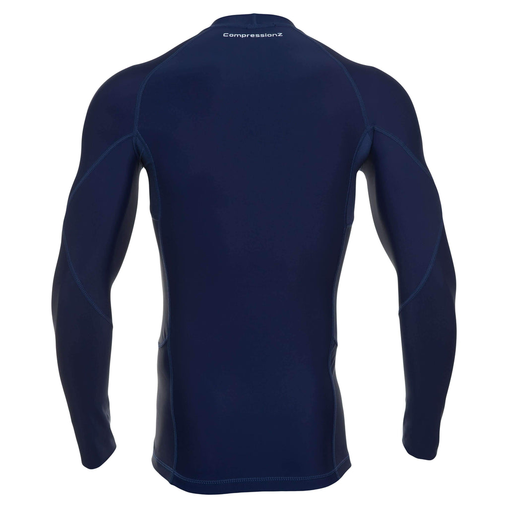 CompressionZ Mens Quick Dry Compression Long Sleeve, Soft & Comfortable Fabric, Breathable & Quick-Drying, Optimized Muscle Support, Durable & Reliable Performance Gear