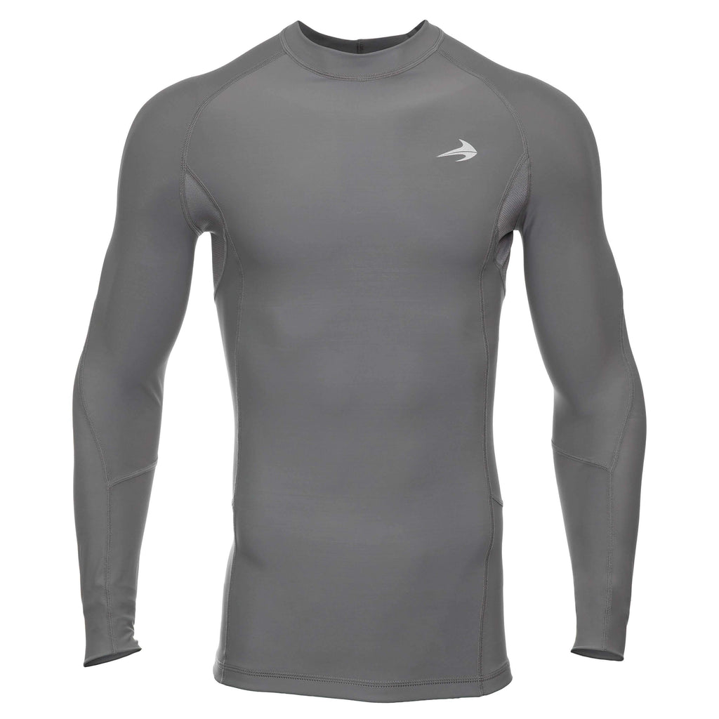 CompressionZ Mens Quick Dry Compression Long Sleeve, Soft & Comfortable Fabric, Breathable & Quick-Drying, Optimized Muscle Support, Durable & Reliable Performance Gear