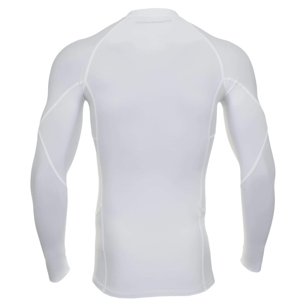 CompressionZ Mens Quick Dry Compression Long Sleeve, Soft & Comfortable Fabric, Breathable & Quick-Drying, Optimized Muscle Support, Durable & Reliable Performance Gear