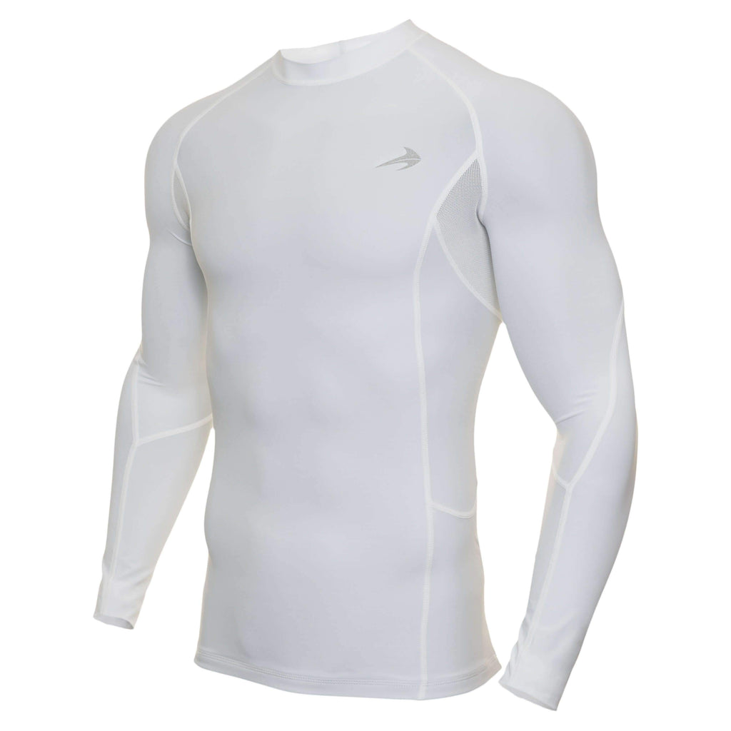 CompressionZ Mens Quick Dry Compression Long Sleeve, Soft & Comfortable Fabric, Breathable & Quick-Drying, Optimized Muscle Support, Durable & Reliable Performance Gear