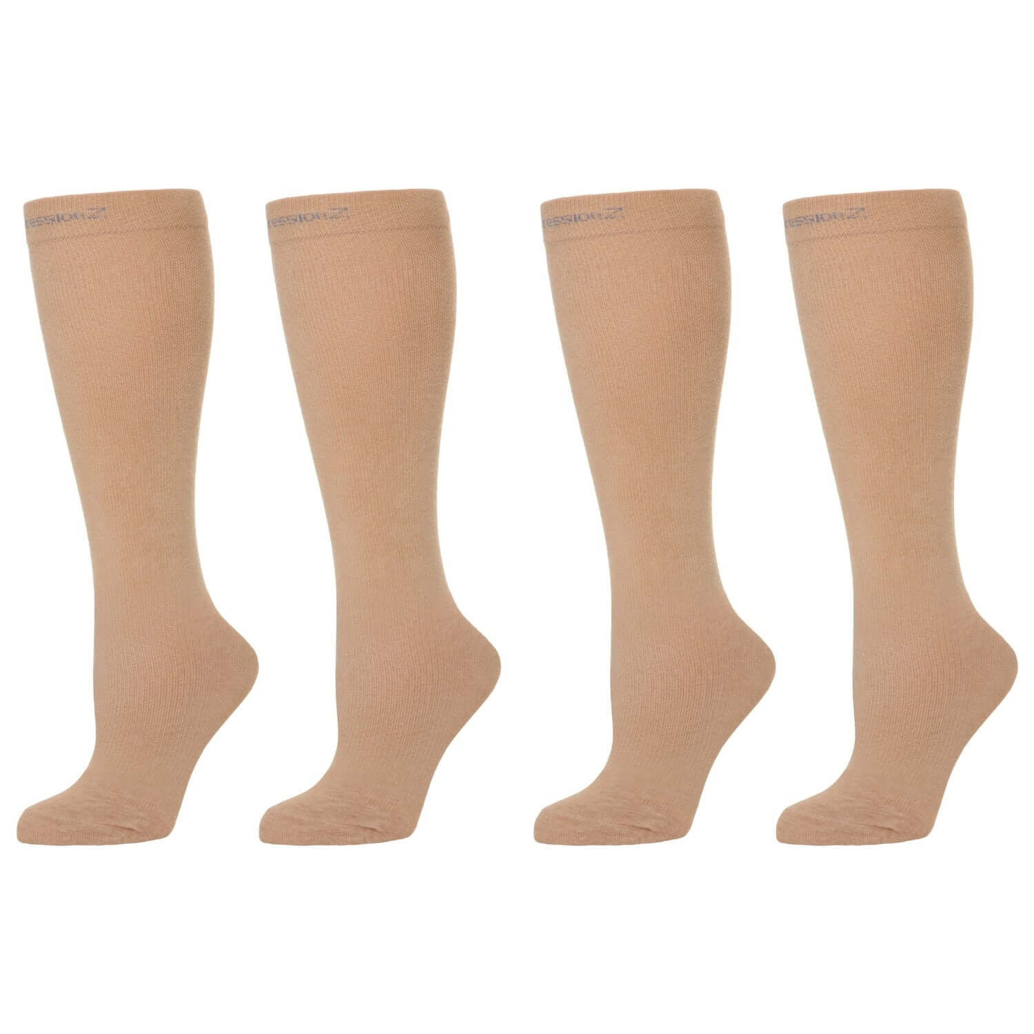 CompressionZ Compression Socks For Men & Women, Graduated Compression Socks, Enhanced Mobility and Circulation, Ultimate Comfort Fit, Knee-High Length with Secure Cuff