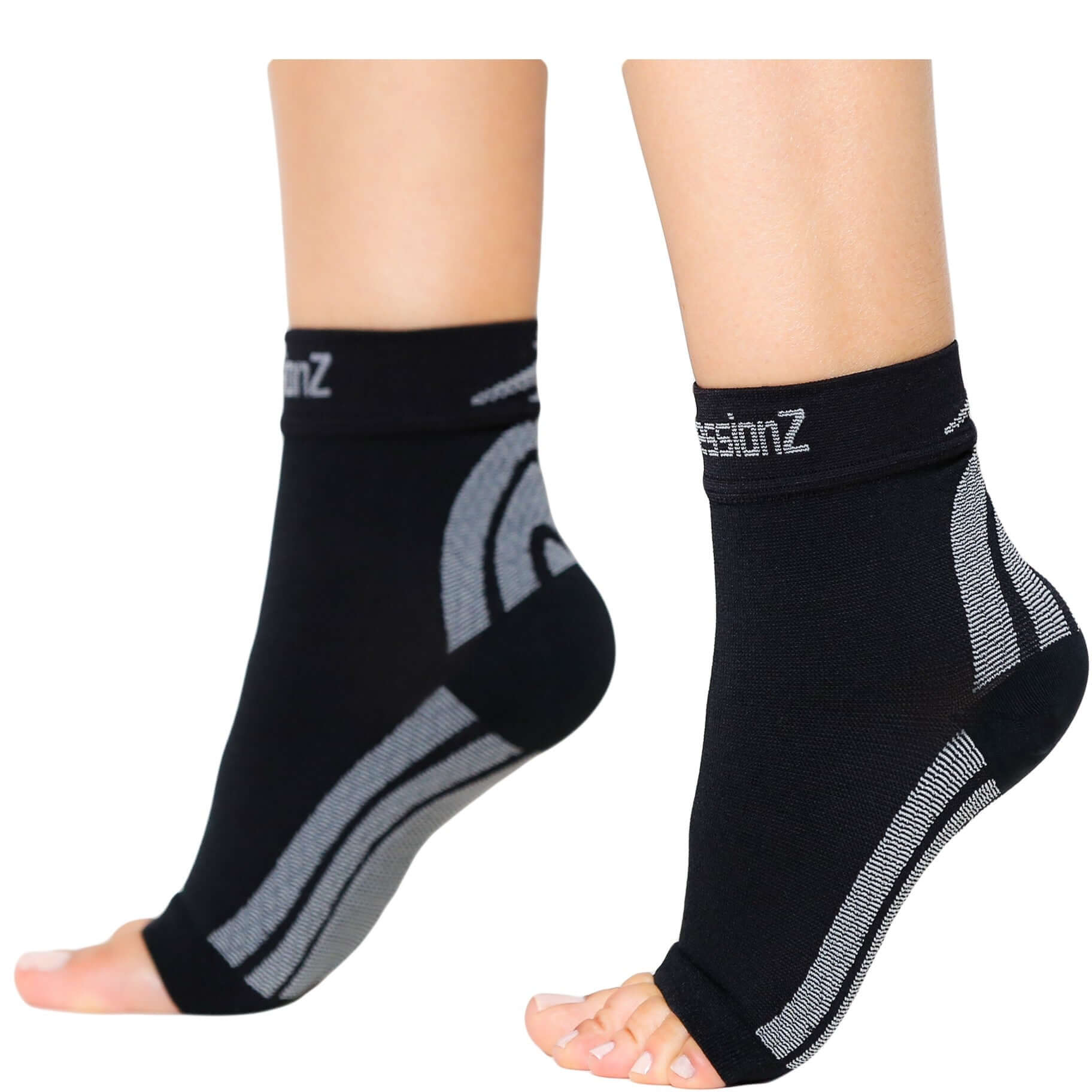 CompressionZ Plantar Fasciitis Socks, RELIEVE FOOT PAIN FAST, REDUCE SWELLING & STABILIZE ANKLE, COMFORTABLE ALL-DAY WEAR