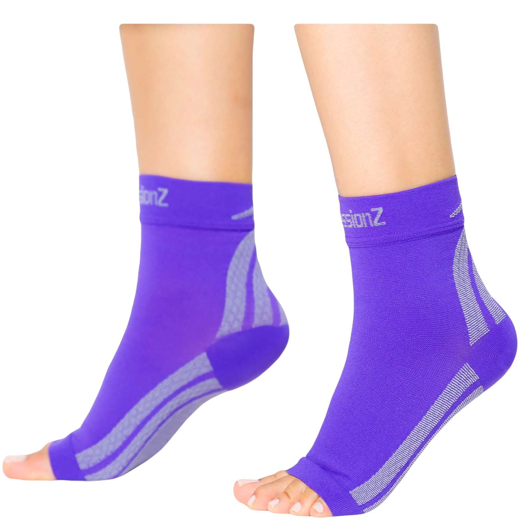 CompressionZ Plantar Fasciitis Socks, RELIEVE FOOT PAIN FAST, REDUCE SWELLING & STABILIZE ANKLE, COMFORTABLE ALL-DAY WEAR