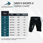 Size Chart for Compression Shorts Men for Biking, Running, Versatile Base Layer, Breathable 4-Way Stretch, Engineered for Athletes, Superior Quality & Fit
