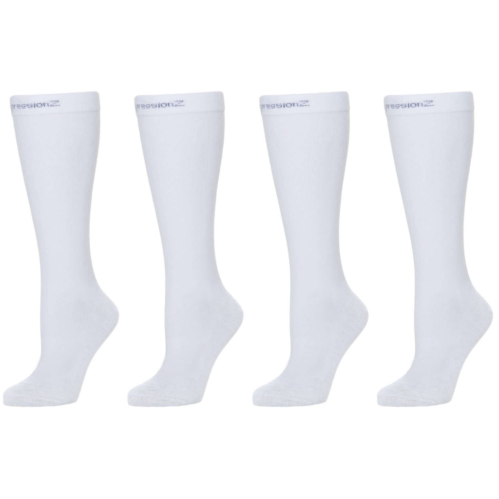 CompressionZ Compression Socks For Men & Women, Graduated Compression Socks, Enhanced Mobility and Circulation, Ultimate Comfort Fit, Knee-High Length with Secure Cuff
